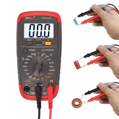 نحوه تست قطعات الکترونیکی با مولتی متر ( خازن – مقاومت – ترانزیستور – LED - دیود و... )