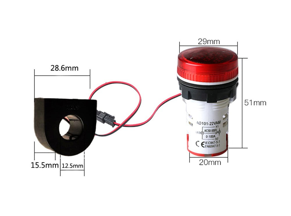 نحوه نصب آمپر متر های تابلویی و سیگنالی